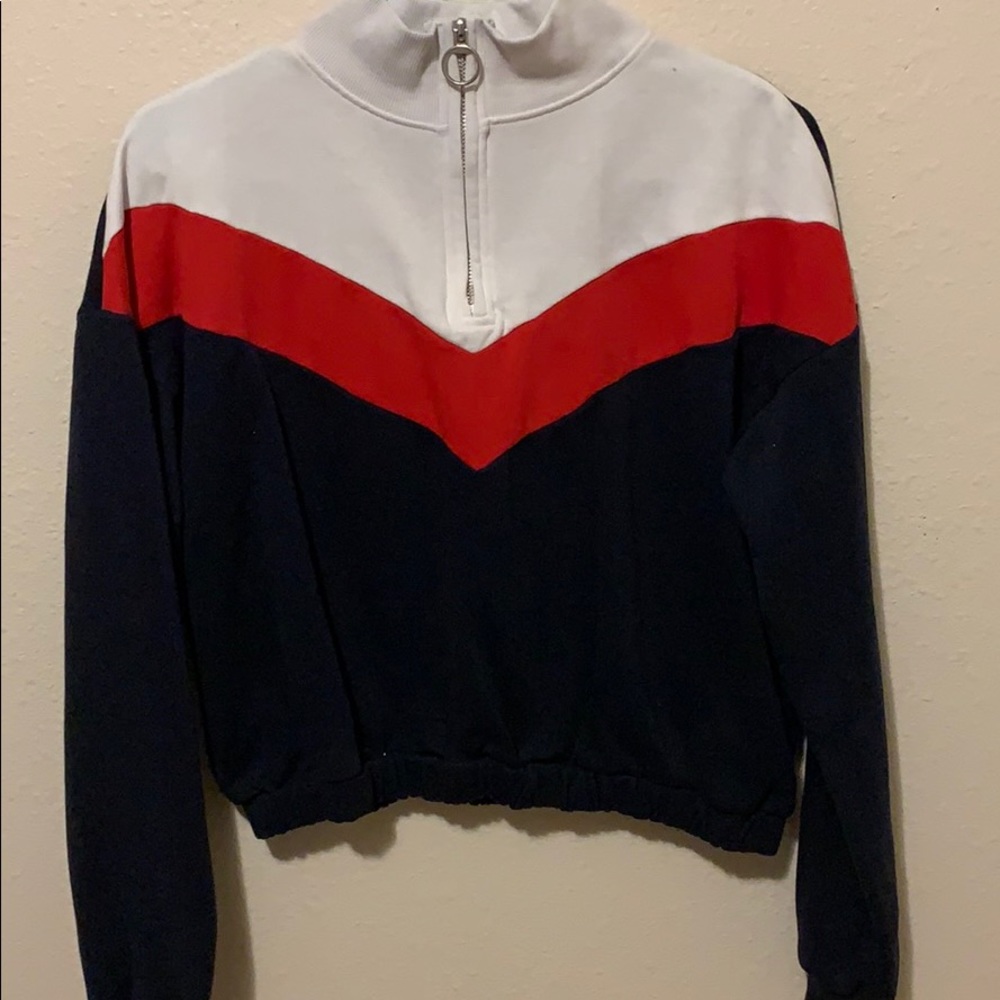 long sleeve cropped.